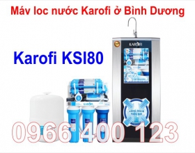 Máy lọc nước Karofi KSI80 có 8 lõi lọc ưu việt