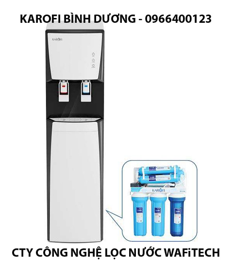 Máy lọc nước nóng lạnh Karofi HCV351-WH