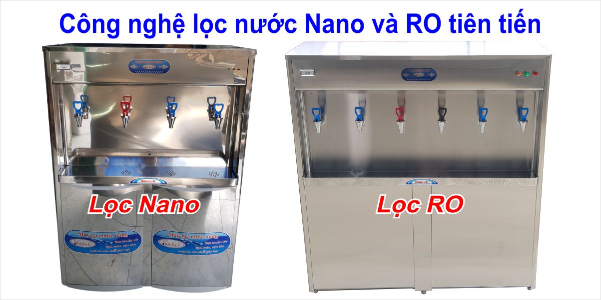 Công nghệ lọc nước Nano và RO trong máy nóng lạnh Suntech