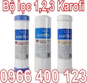 Bộ lọc nước karofi 123 giá rẻ